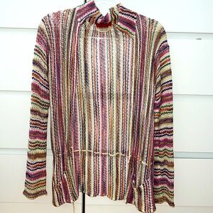 Missoni Multi-Color Crochet Swimwear Coverup